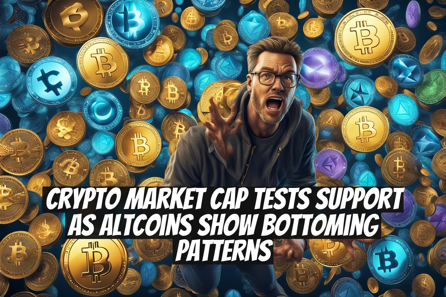 Crypto Market Cap Tests Support as Altcoins Show Bottoming Patterns