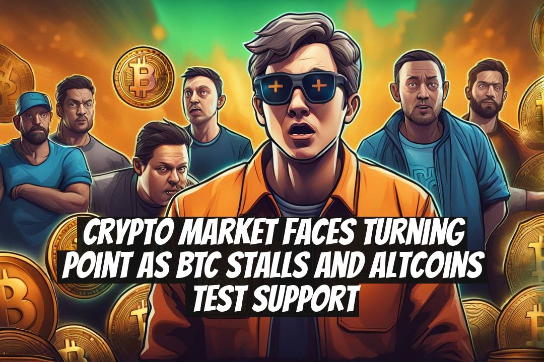Crypto Market Faces Turning Point as BTC Stalls and Altcoins Test Support