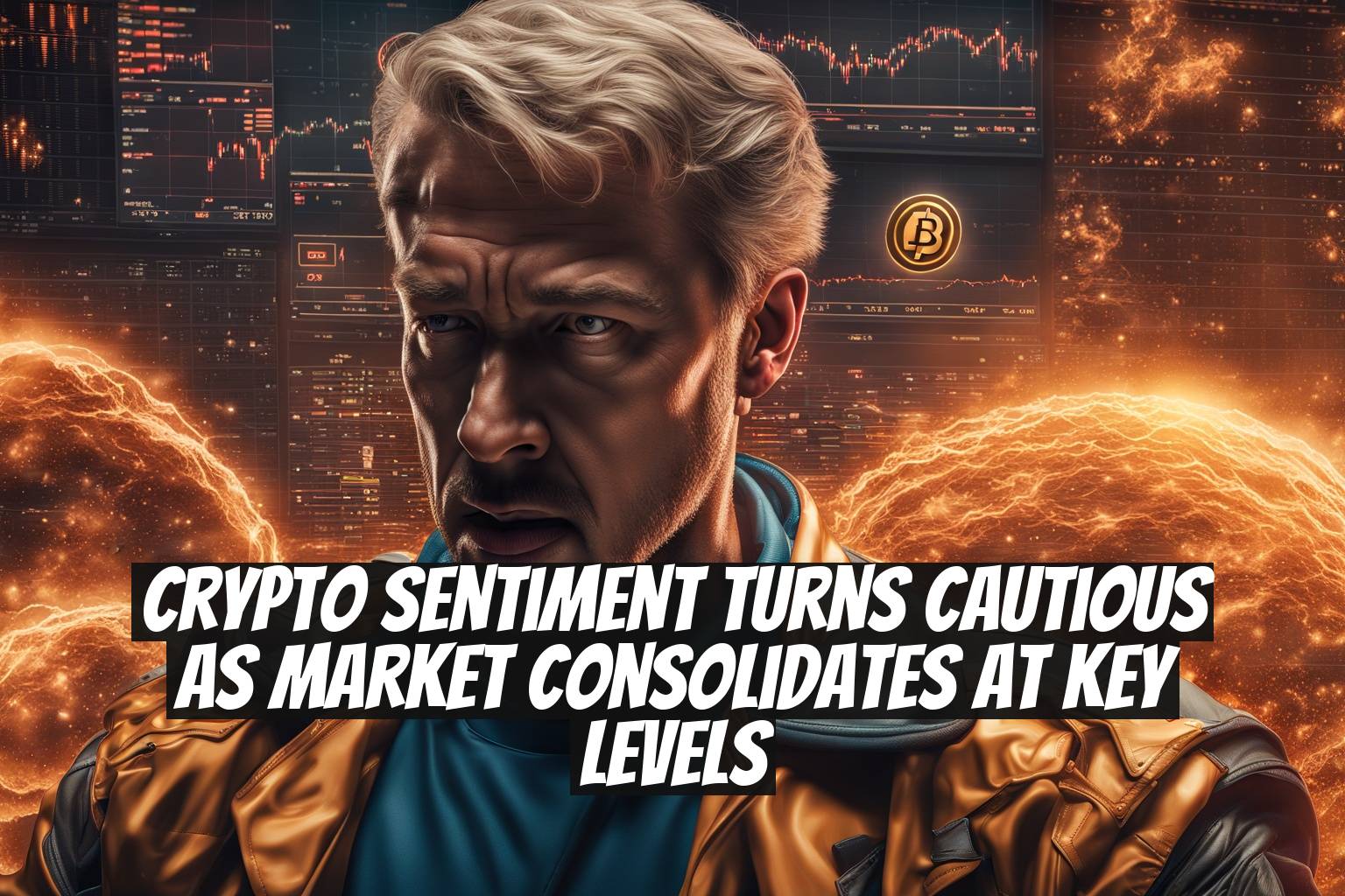 Crypto sentiment turns cautious as market consolidates at key levels