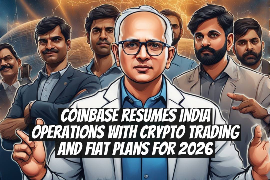 Coinbase resumes India operations with crypto trading and fiat plans for 2026