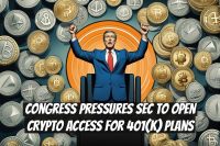 Congress Pressures SEC to Open Crypto Access for 401(k) Plans