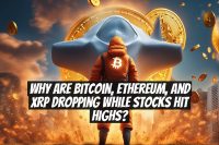 Why are Bitcoin, Ethereum, and XRP dropping while stocks hit highs?