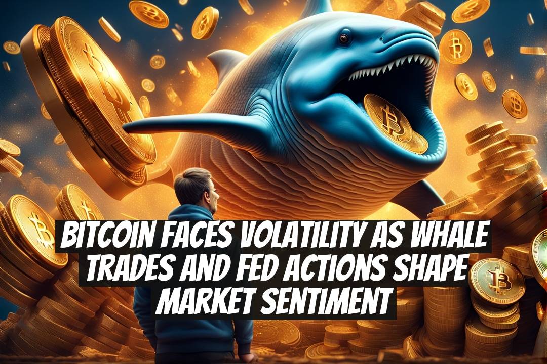 Bitcoin faces volatility as whale trades and Fed actions shape market sentiment
