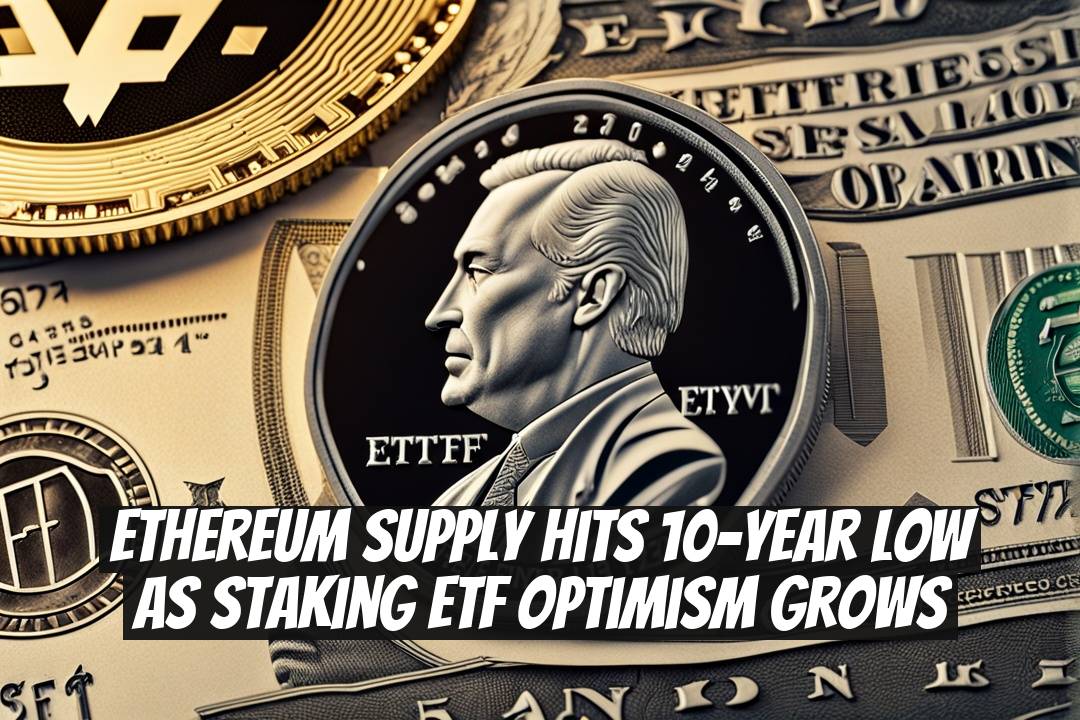 Ethereum supply hits 10-year low as staking ETF optimism grows