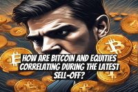 How are Bitcoin and equities correlating during the latest sell-off?