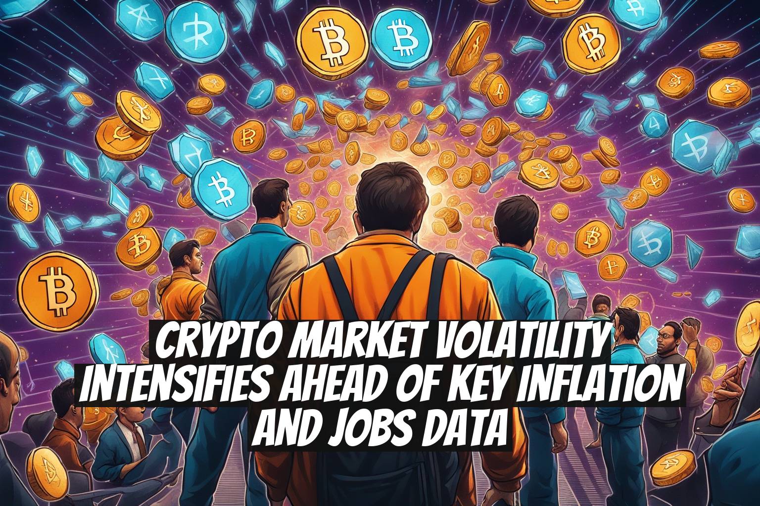 Crypto market volatility intensifies ahead of key inflation and jobs data