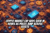 Crypto market cap adds $80B in hours as prices jump across assets