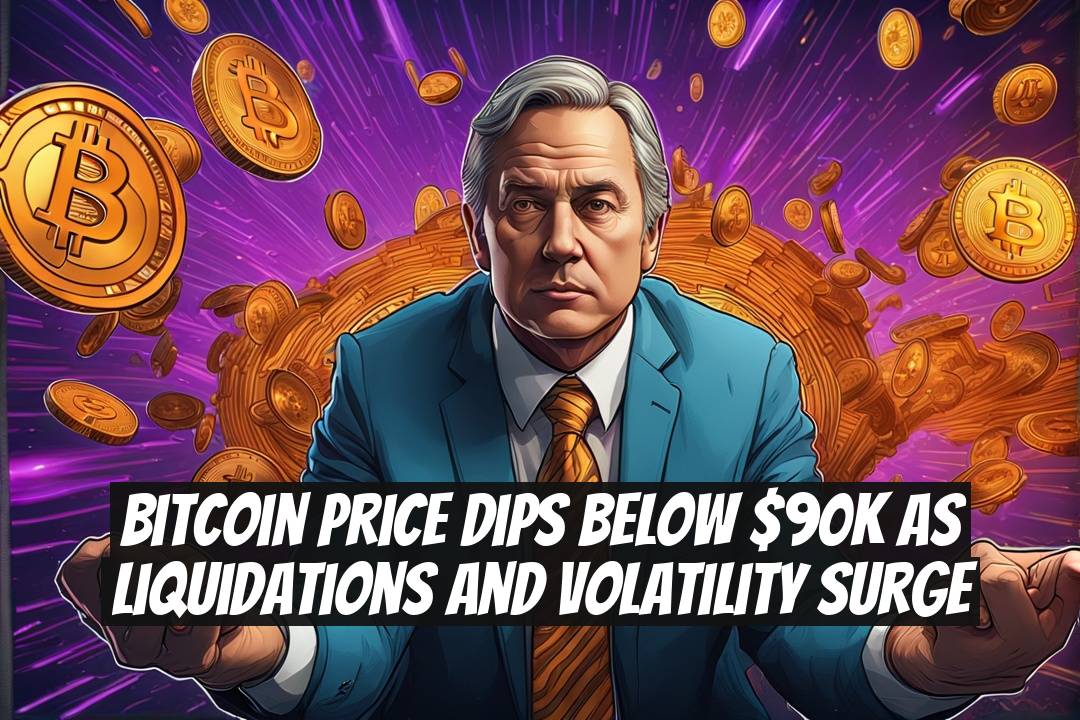 Bitcoin Price Dips Below $90K as Liquidations and Volatility Surge