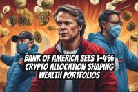 Bank of America sees 1–4% crypto allocation shaping wealth portfolios
