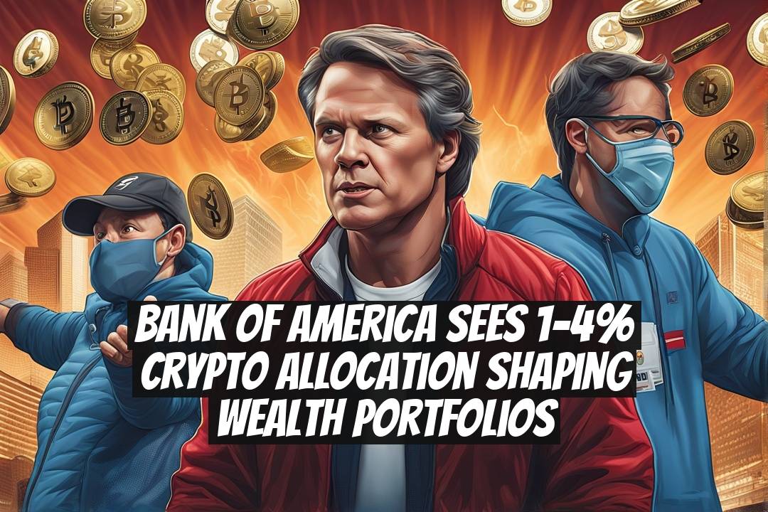 Bank of America sees 1–4% crypto allocation shaping wealth portfolios