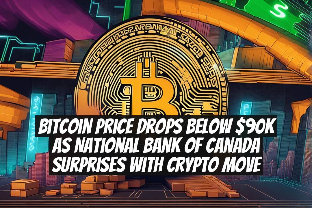 Bitcoin price drops below $90K as National Bank of Canada surprises with crypto move