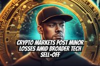 Crypto Markets Post Minor Losses Amid Broader Tech Sell-Off