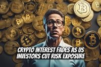 Crypto Interest Fades as US Investors Cut Risk Exposure