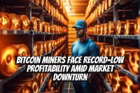 Bitcoin miners face record-low profitability amid market downturn