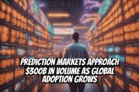 Prediction markets approach $300B in volume as global adoption grows
