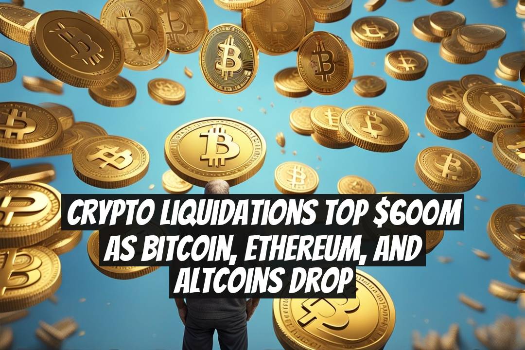Crypto Liquidations Top $600M as Bitcoin, Ethereum, and Altcoins Drop