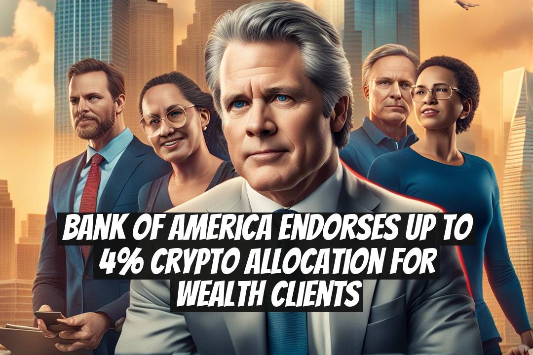 Bank of America Endorses Up to 4% Crypto Allocation for Wealth Clients