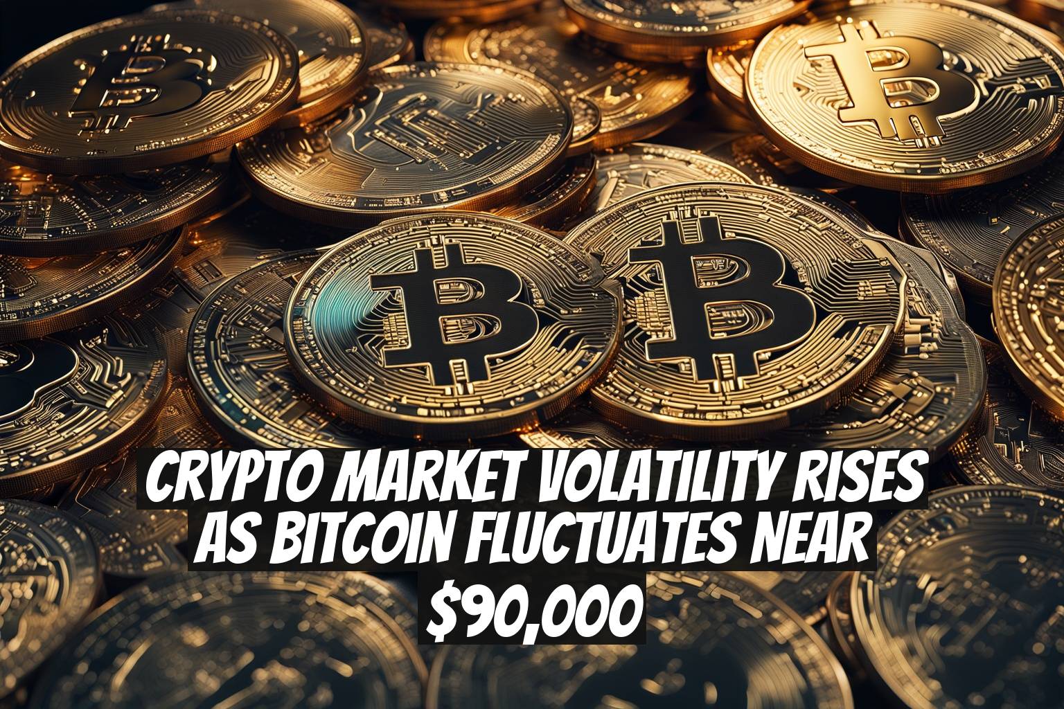 Crypto Market Volatility Rises as Bitcoin Fluctuates Near $90,000