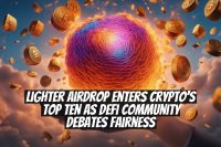 Lighter Airdrop Enters Crypto’s Top Ten as DeFi Community Debates Fairness