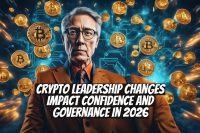 Crypto leadership changes impact confidence and governance in 2026