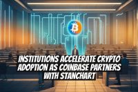 Institutions Accelerate Crypto Adoption as Coinbase Partners with StanChart