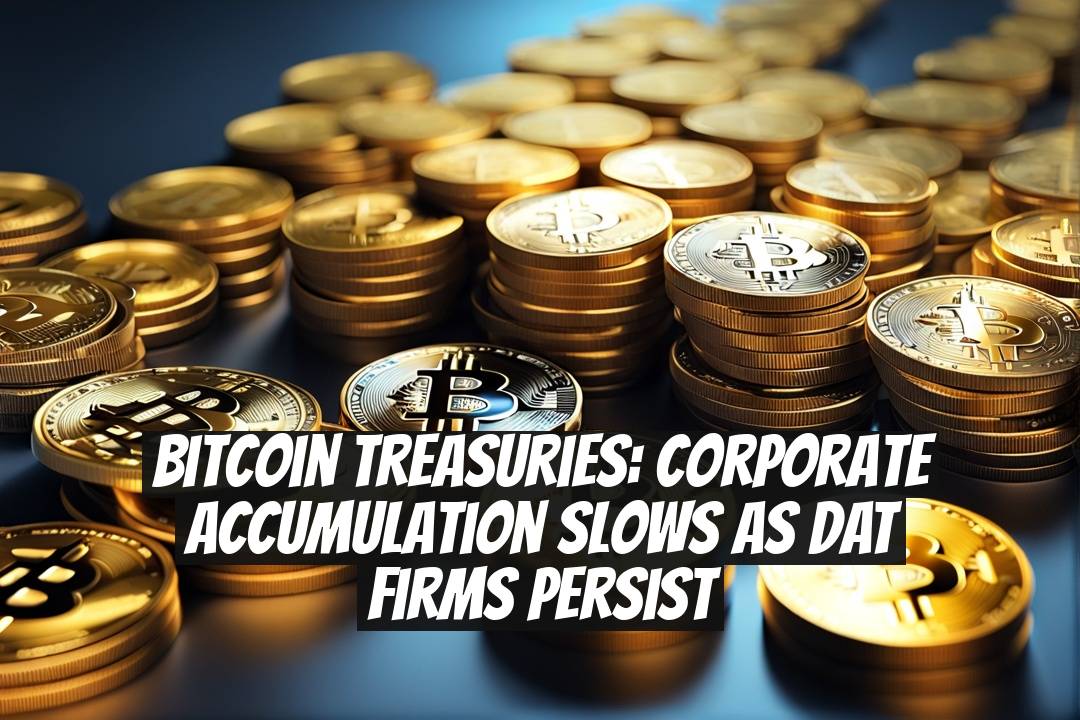 Bitcoin Treasuries: Corporate Accumulation Slows as DAT Firms Persist
