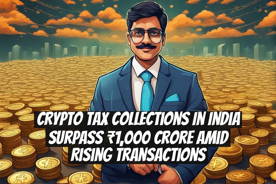 Crypto tax collections in India surpass ₹1,000 crore amid rising transactions