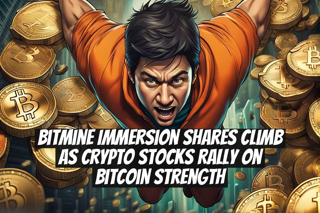 BitMine Immersion shares climb as crypto stocks rally on Bitcoin strength