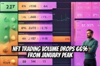 NFT Trading Volume Drops 66% From January Peak