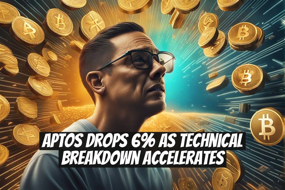 Aptos Drops 6% as Technical Breakdown Accelerates