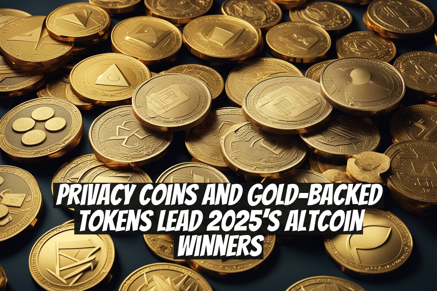 Privacy Coins and Gold-Backed Tokens Lead 2025’s Altcoin Winners