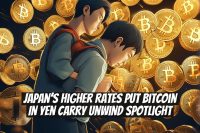 Japan’s Higher Rates Put Bitcoin in Yen Carry Unwind Spotlight