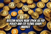 Bitcoin Holds Near $90K as Fed Policy and ETF Flows Shape Market