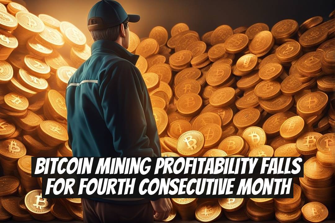 Bitcoin mining profitability falls for fourth consecutive month