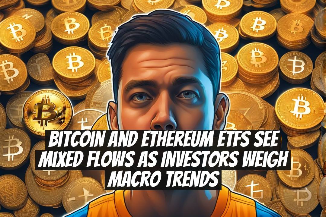 Bitcoin and Ethereum ETFs See Mixed Flows as Investors Weigh Macro Trends