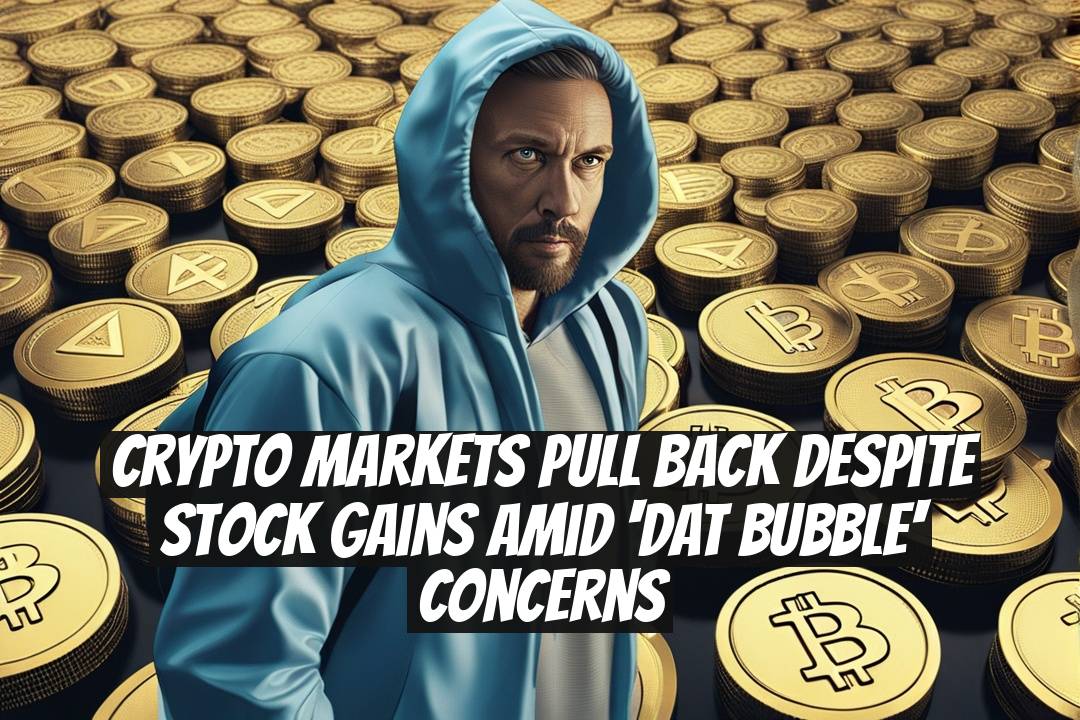 Crypto Markets Pull Back Despite Stock Gains Amid 'DAT Bubble' Concerns