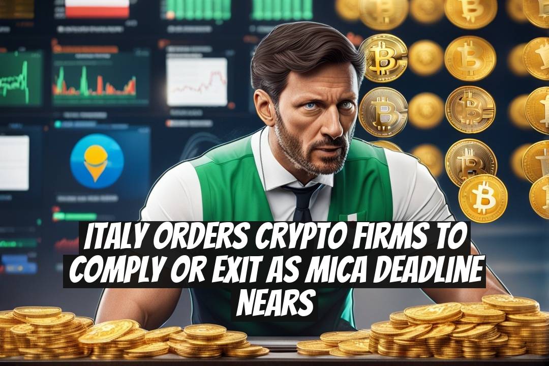 Italy Orders Crypto Firms to Comply or Exit as MiCA Deadline Nears