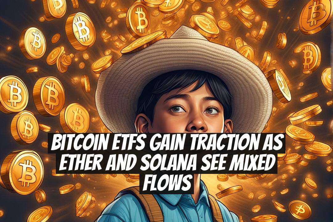 Bitcoin ETFs Gain Traction as Ether and Solana See Mixed Flows