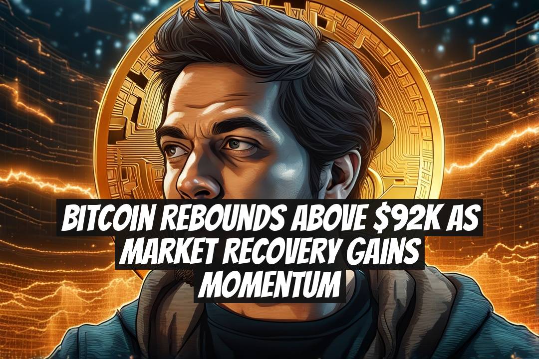 Bitcoin Rebounds Above $92K as Market Recovery Gains Momentum