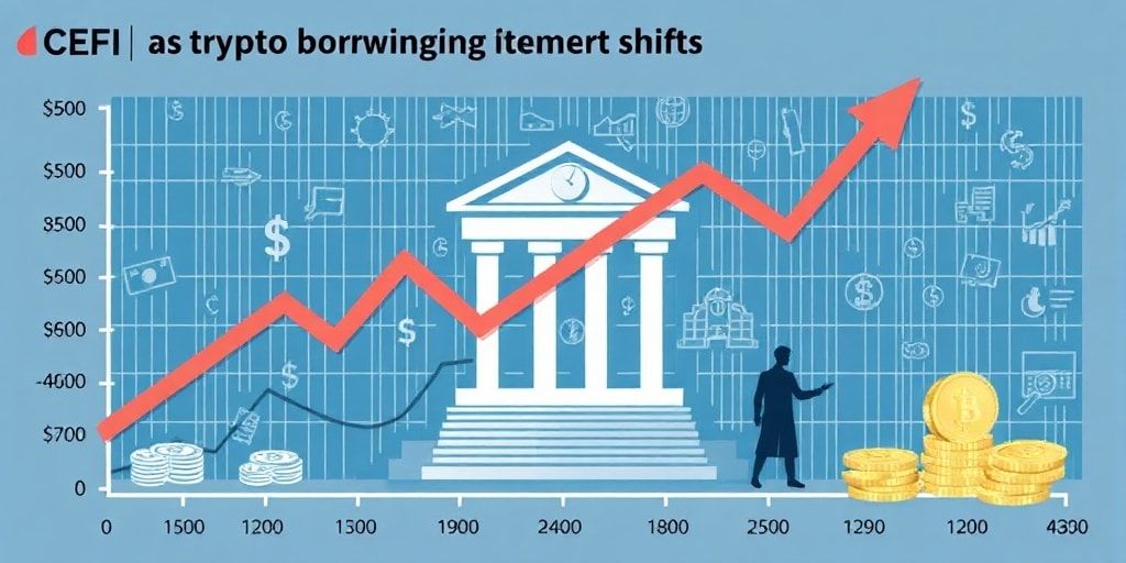 Crypto Borrowing Shifts as DeFi and CeFi Activity Rebound