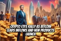 Crypto ETFs Rally as Bitcoin Leads Inflows and New Products Launch