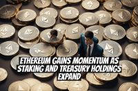 Ethereum gains momentum as staking and treasury holdings expand