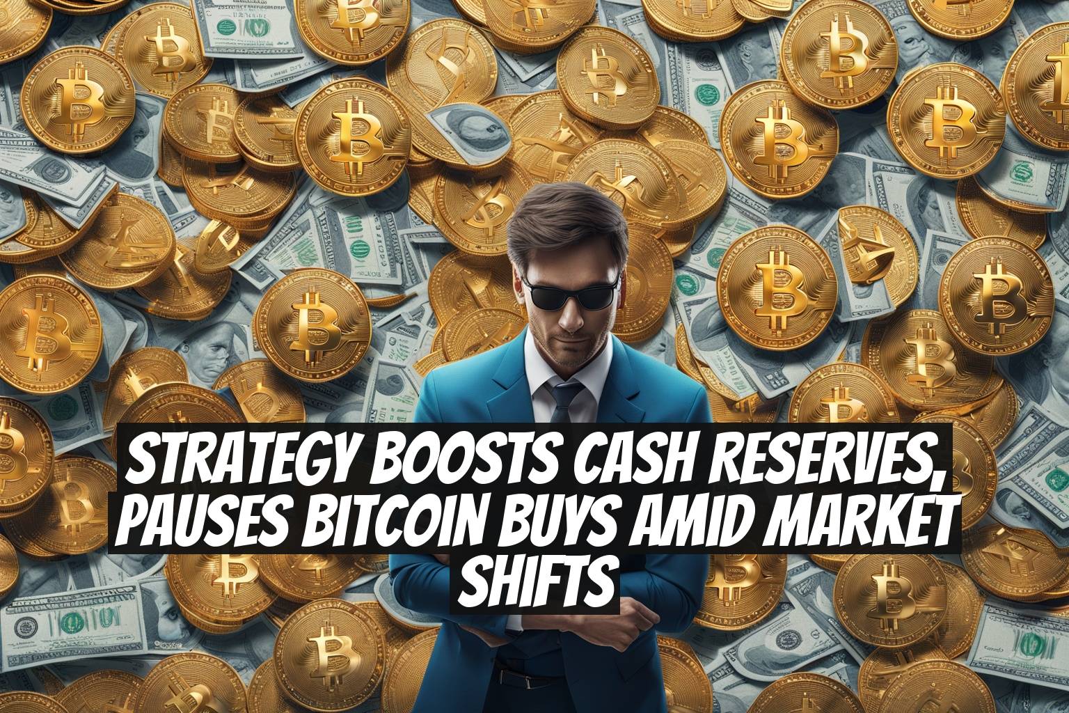Strategy Boosts Cash Reserves, Pauses Bitcoin Buys Amid Market Shifts