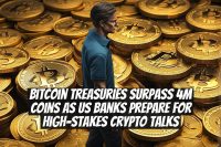 Bitcoin treasuries surpass 4M coins as US banks prepare for high-stakes crypto talks