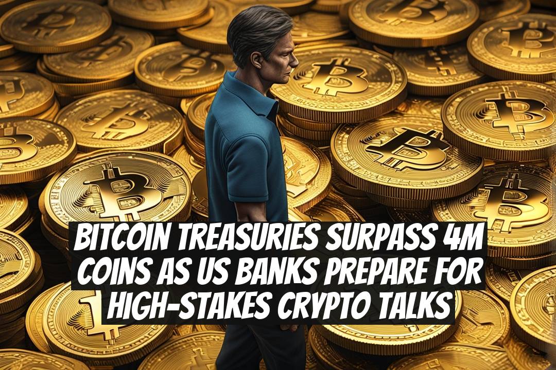 Bitcoin treasuries surpass 4M coins as US banks prepare for high-stakes crypto talks