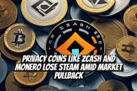 Privacy coins like ZCash and Monero lose steam amid market pullback