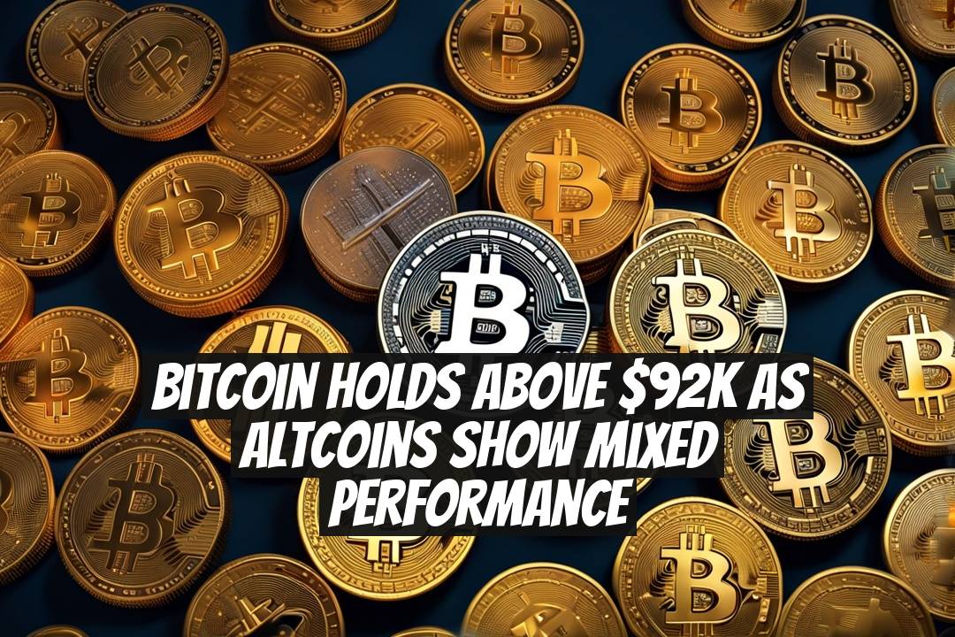 Bitcoin Holds Above $92K as Altcoins Show Mixed Performance