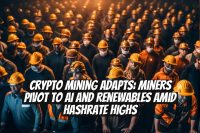 Crypto Mining Adapts: Miners Pivot to AI and Renewables Amid Hashrate Highs