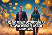Sui and Hedera Outperform as Altcoins Navigate Volatile Conditions