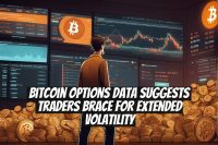 Bitcoin options data suggests traders brace for extended volatility